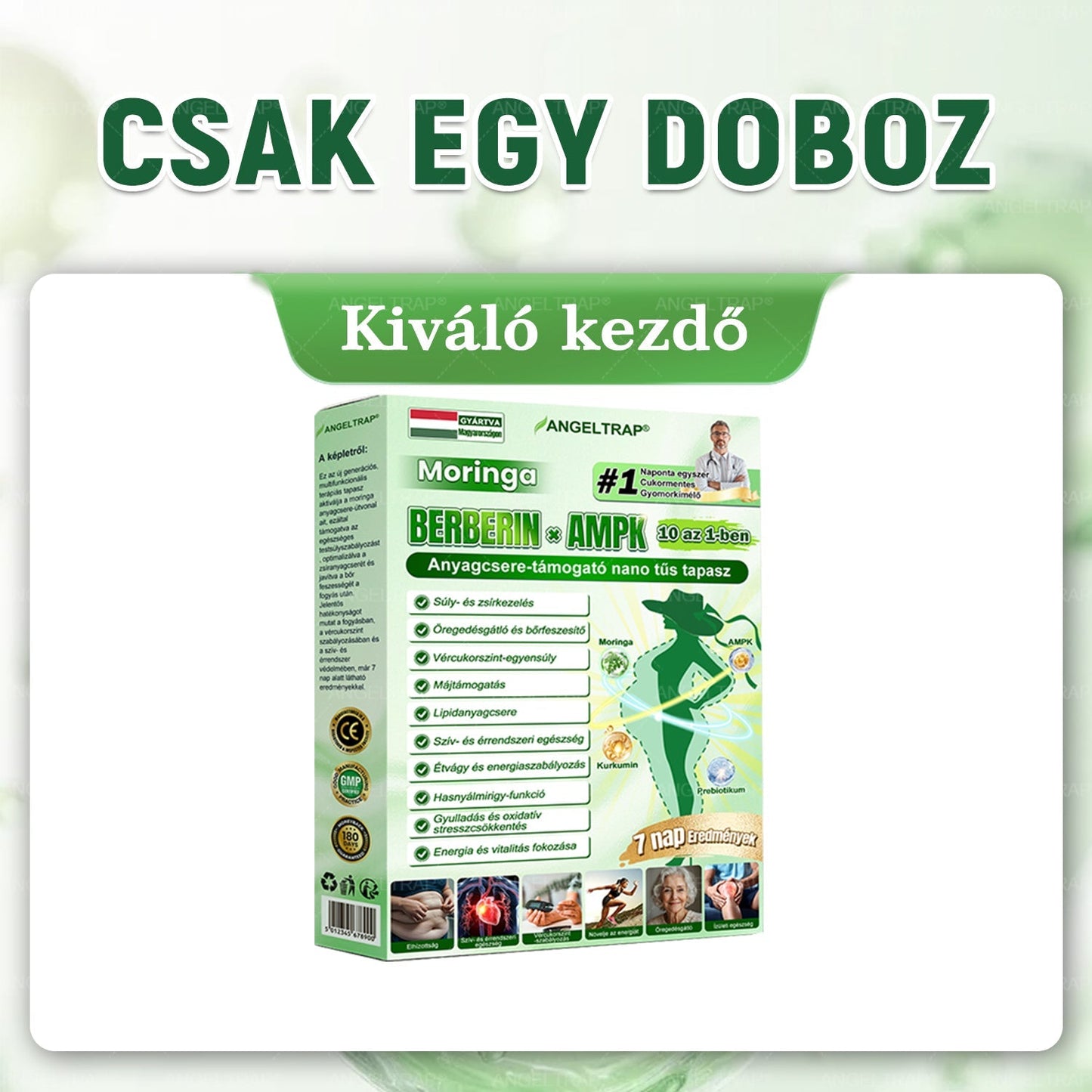 ANGELTRAP® 𝗠𝗼𝗿𝗶𝗻𝗴𝗮 × 𝗕𝗲𝗿𝗯𝗲𝗿𝗶𝗻𝗲 × 𝗔𝗠𝗣𝗞 𝟭𝟬-𝗶𝗻-𝟭 𝗠𝗲𝘁𝗮𝗯𝗼𝗹𝗶𝗰 𝗦𝘂𝗽𝗽𝗼𝗿𝘁 𝗡𝗮𝗻𝗼 𝗠𝗶𝗰𝗿𝗼𝗻𝗲𝗲𝗱𝗹𝗲 𝗣𝗮𝘁𝗰𝗵 🇭🇺 (𝐍𝐚𝐩𝐨𝐧𝐭𝐚 𝐜𝐬𝐚𝐤 𝐞𝐠𝐲𝐬𝐳𝐞𝐫, 𝐥𝐚́𝐭𝐡𝐚𝐭𝐨́ 𝐯𝐚́𝐥𝐭𝐨𝐳𝐚́𝐬𝐨𝐤 𝐦𝐚́𝐫 𝟕 𝐧𝐚𝐩 𝐚𝐥𝐚𝐭𝐭)  ✅ 𝐄𝐥𝐡𝐢́𝐳𝐚́𝐬𝐫𝐚,  𝐜𝐮𝐤𝐨𝐫𝐛𝐞𝐭𝐞𝐠𝐬𝐞́𝐠𝐫𝐞, 𝐚𝐥𝐯𝐚́𝐬𝐢 𝐚𝐩𝐧𝐨𝐞́𝐫𝐚, 𝐢́𝐳𝐮̈𝐥𝐞𝐭𝐢 𝐩𝐫𝐨𝐛𝐥𝐞́𝐦𝐚́𝐤𝐫𝐚 𝐞́𝐬 𝐦𝐞́𝐠 𝐬𝐨𝐤 𝐦𝐚́𝐬𝐫𝐚